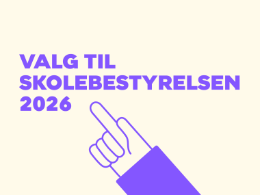 Valg til skolebestyrelse banner